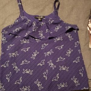 Forever 21 Tank top with ruffles